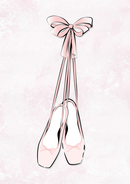 pink pointe shoes wallpaper