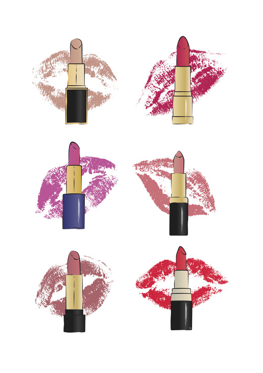 Ilustrace Brand Lipstick