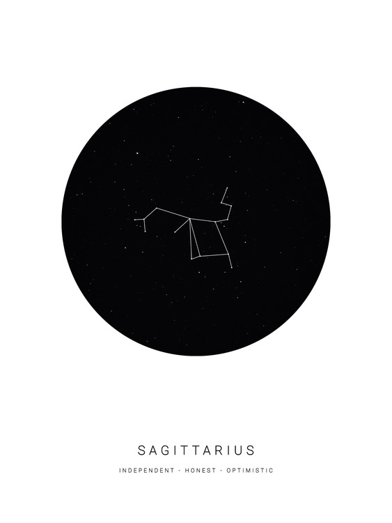 Ilustratie horoscopesagittarius