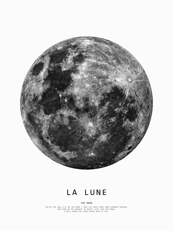 Leinwand Poster moon1