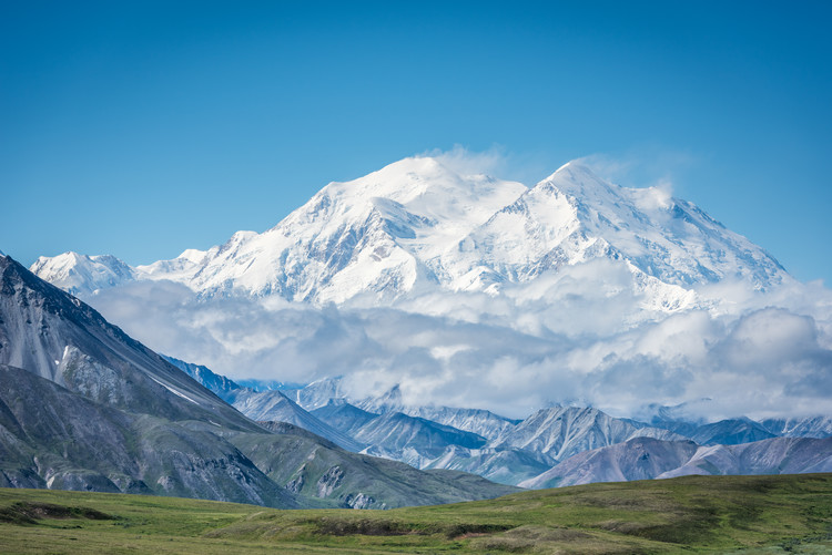 Konstfotografering Mt. Denali - Alaska 20,310'