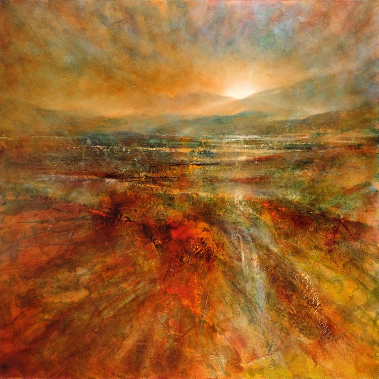 Ilustrace Sunrise, Annette Schmucker, 40x40 cm