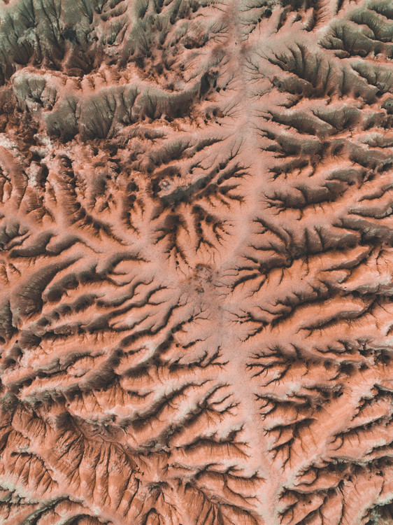 Taide valokuvaus Eroded red desert