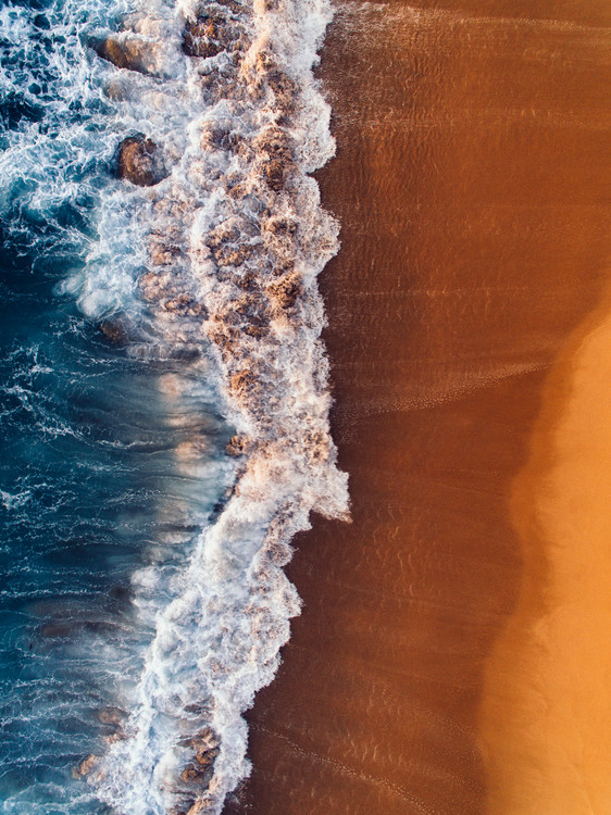 Fotografie Water arrive to sand, Javier Pardina, (30 x 40 cm)