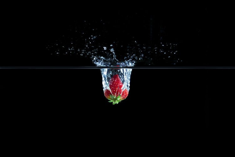 Arte Fotográfica Strawberry in Water