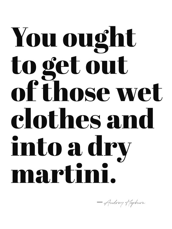 Illusztráció you ought to get out of those wet clothes