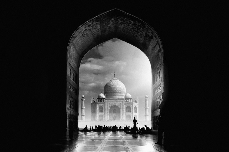 Valokuvataide Taj Mahal