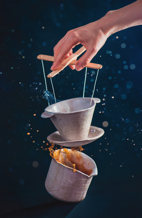 Arte Fotográfica Dancing Pourover