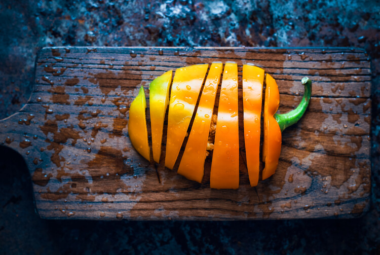 Konstfotografering Sweet yellow pepper