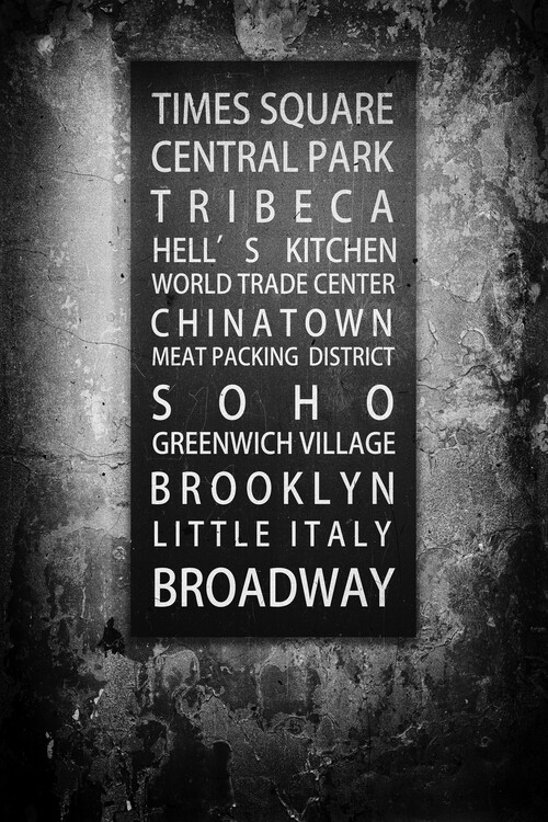 Valokuvataide NYC Districts