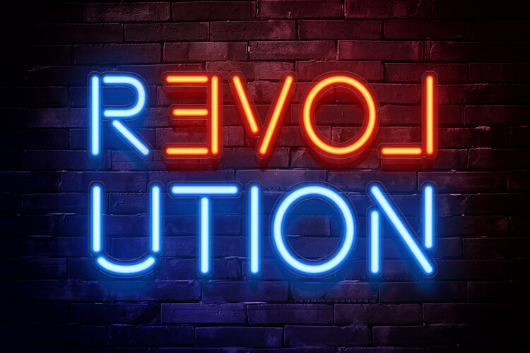 Revolution Fotobehang