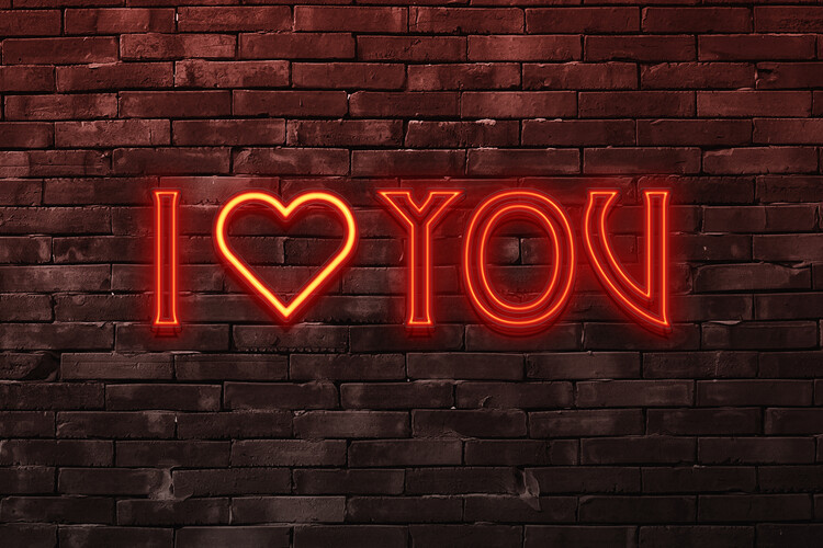 I love you Poster Mural XXL