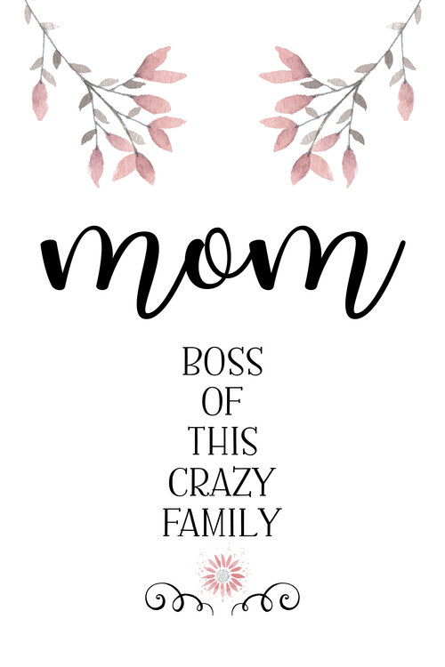 Ilustração MOM Boss of this crazy family