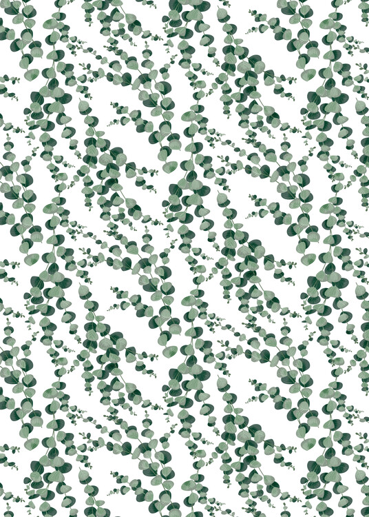 Canvas Print Eucalyptus pattern