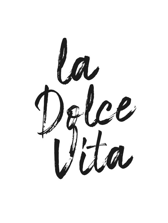 Illusztráció La dolce vita