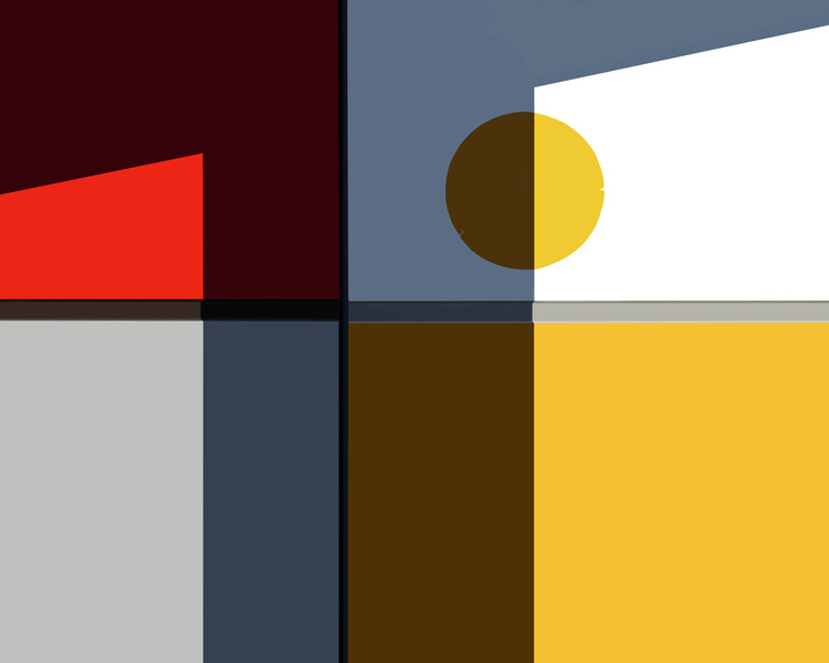 Valokuvatapetti Quadrants