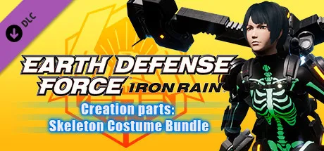 EARTH DEFENSE FORCE: IRON RAIN - Creation parts: Skeleton Costume Bundle