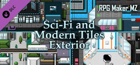 RPG Maker MZ - Sci-Fi and Modern Tileset - Exterior