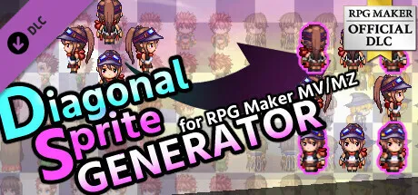 RPG Maker MZ - Diagonal Sprite Generator