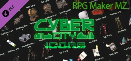 RPG Maker MZ - CyberCity Icons