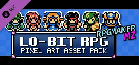 RPG Maker MZ - Lo-Bit RPG Pixel Art Asset Pack