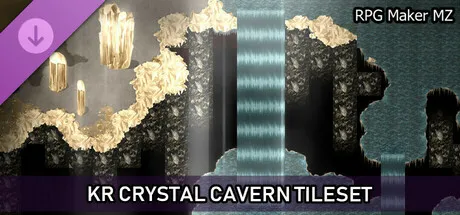RPG Maker MZ - KR Crystal Cavern Tileset