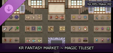 RPG Maker MZ - KR Fantasy Market - Magic Tileset