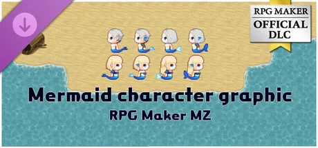 RPG Maker MZ - Mermaid character graphic
