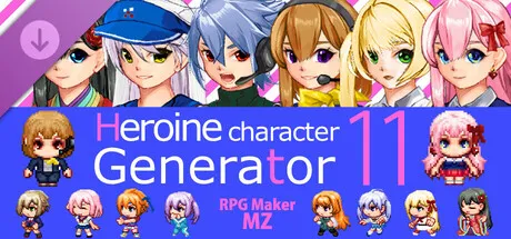 RPG Maker MZ - Heroine Character Generator 11 for MZ