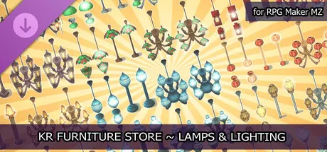 RPG Maker MZ - KR Furniture Store - Lamps and Lighting