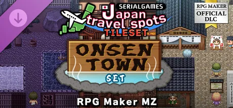 RPG Maker MZ - SERIALGAMES Japan travel spots ONSENTown SET
