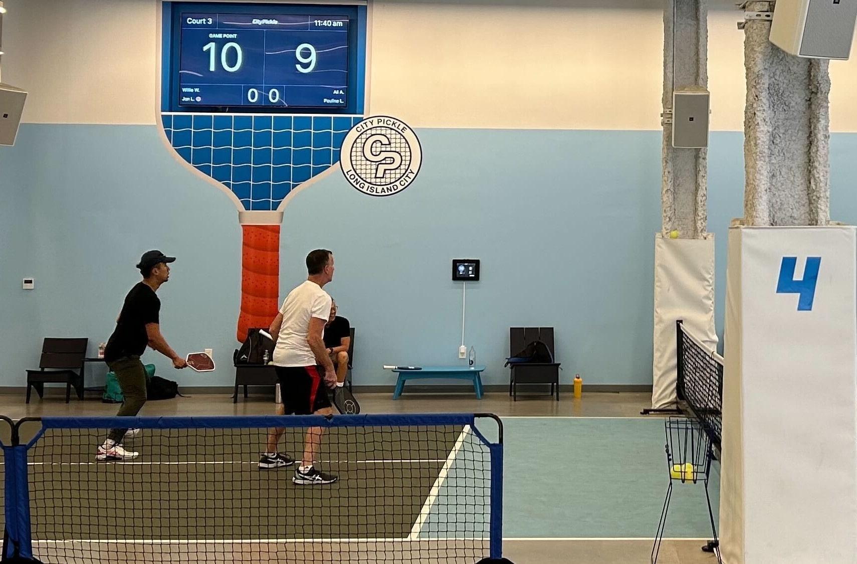 Track pickleball scores with digital scoreboards in the app