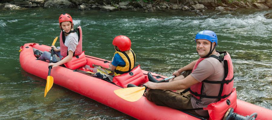 Rafting en familia en Huesca Rafting en familia en Huesca