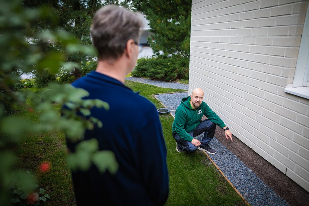 Vesivek tekee katon kahdessa päivässä, salaojat jopa neljässä - Pointti