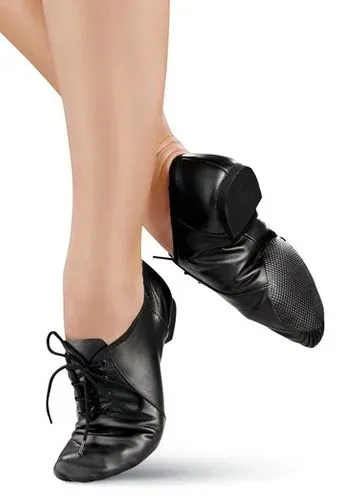 Hinge Lace Up Jazz Shoe (Black)