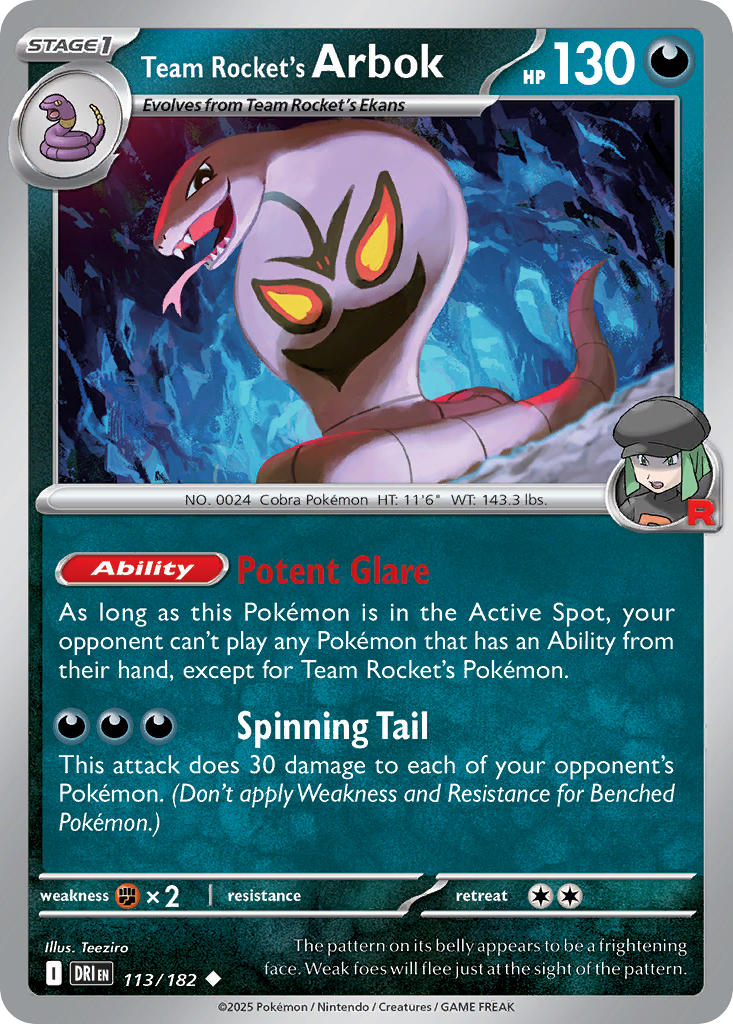 Team Rocket’s Arbok