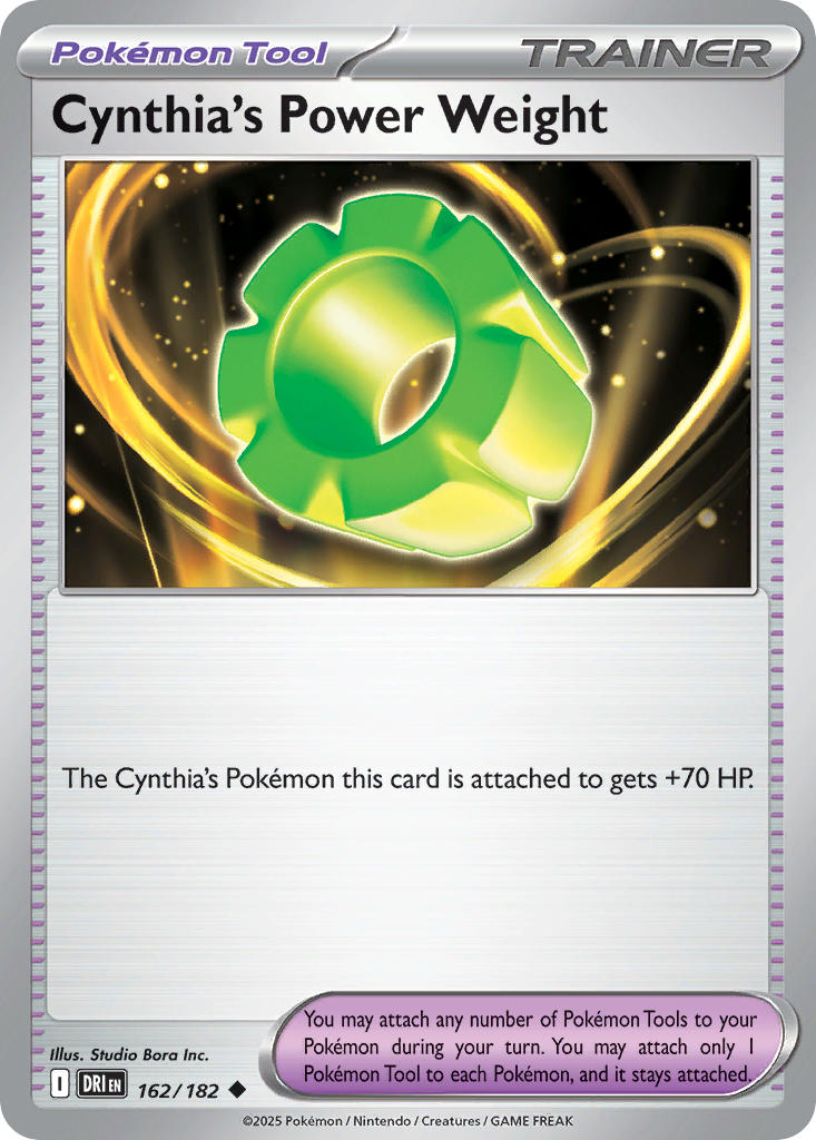 Cynthia’s Power Weight