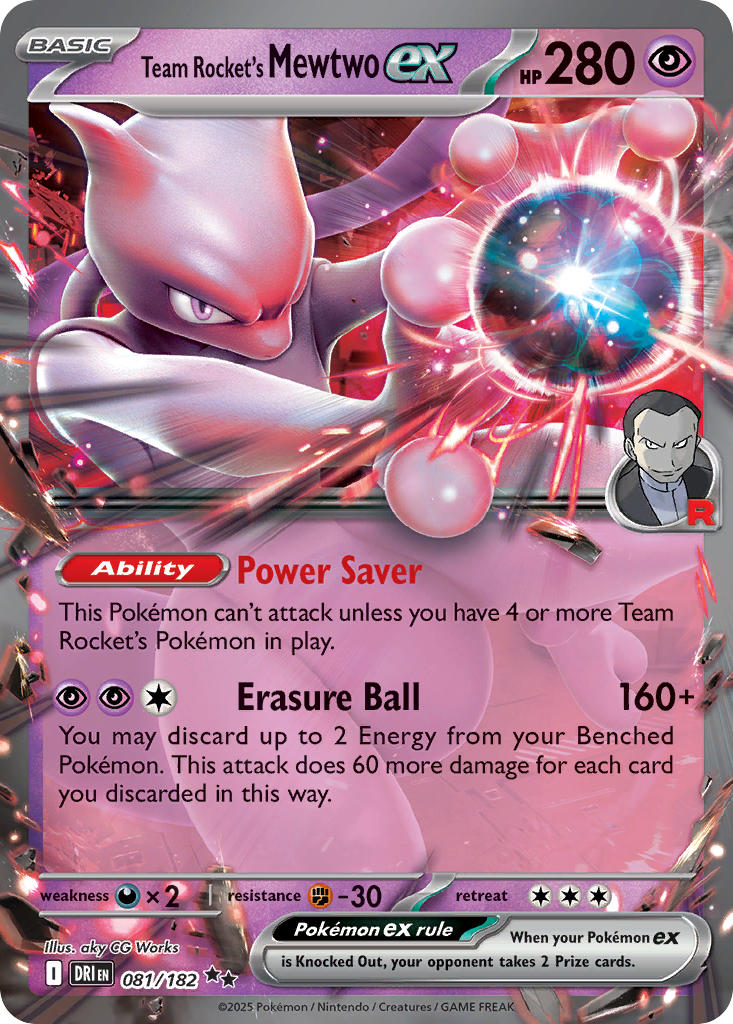 Rocket's Mewtwo featured card
