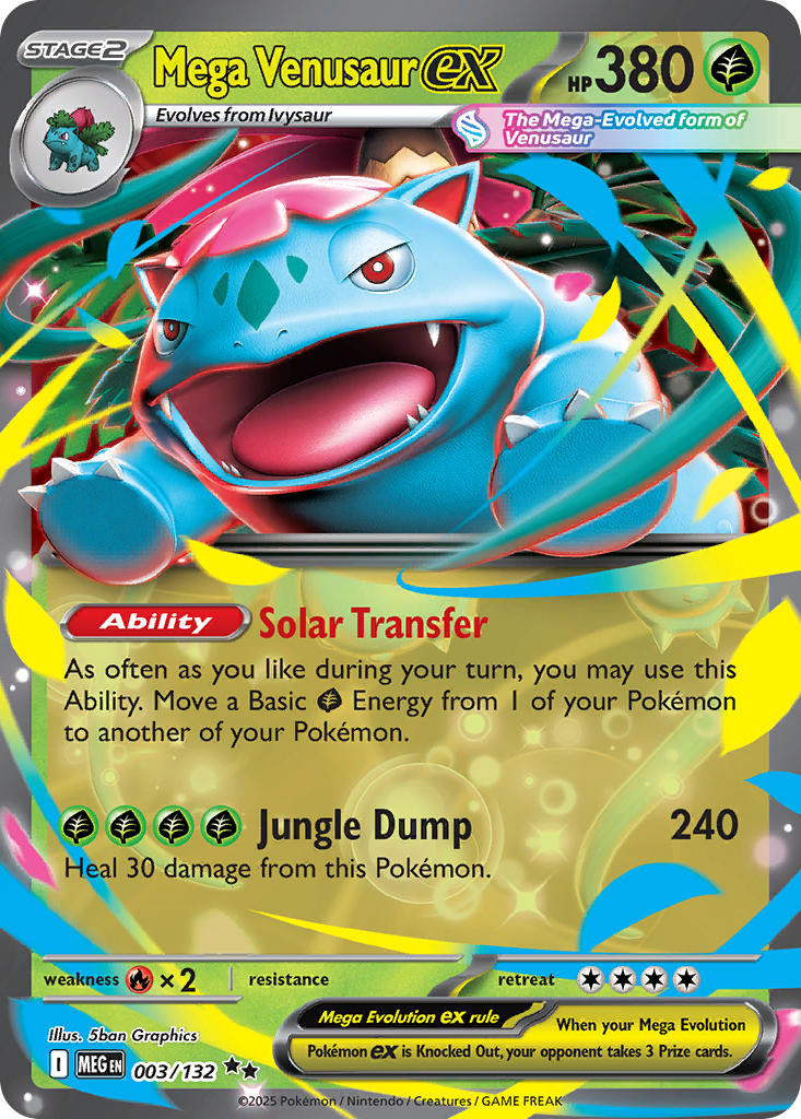 Mega Venusaur showcase card