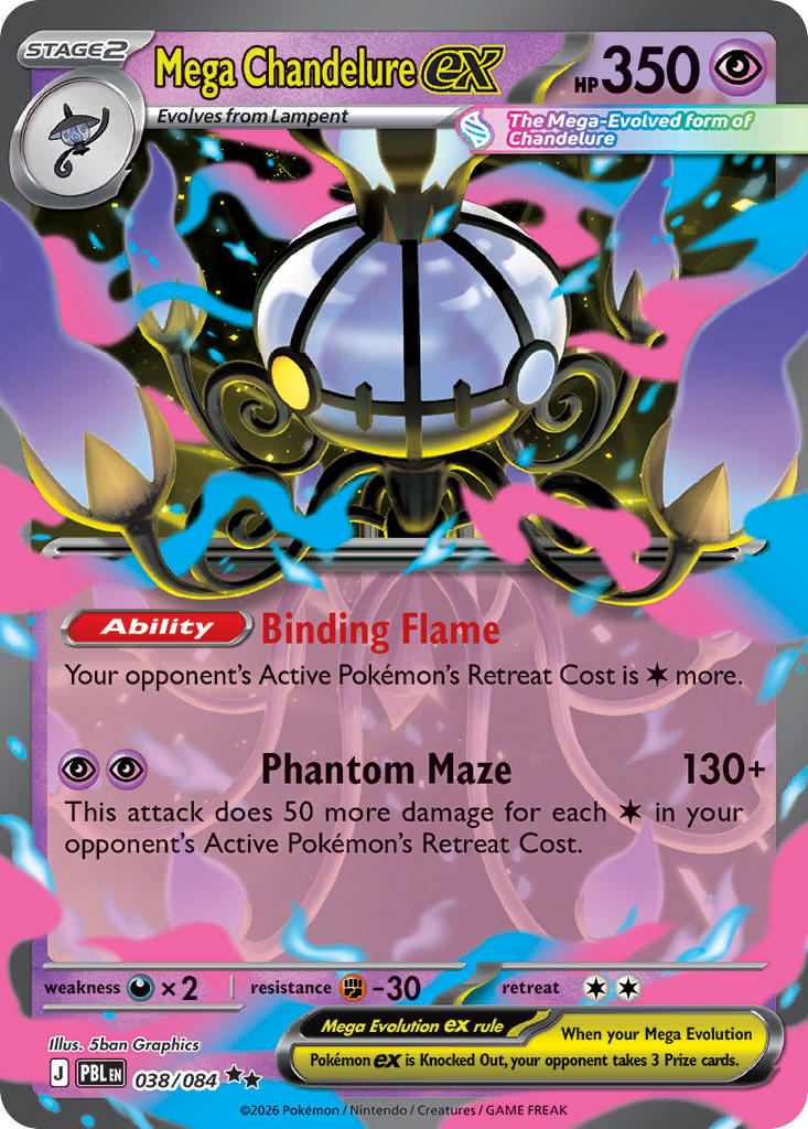Mega Chandelure featured card