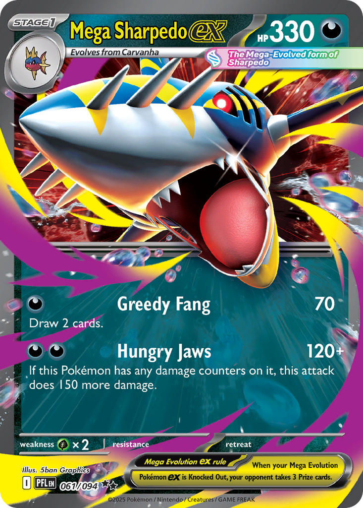 Mega Sharpedo featured card