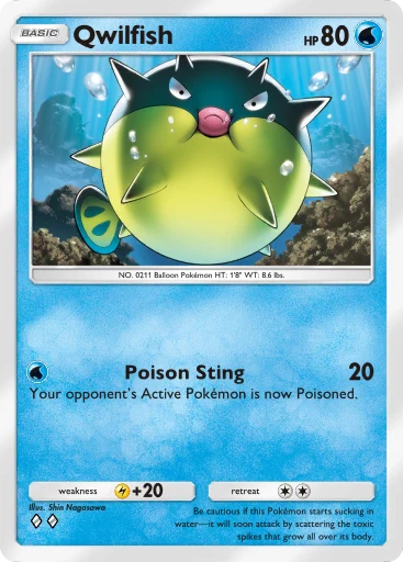 Qwilfish card art