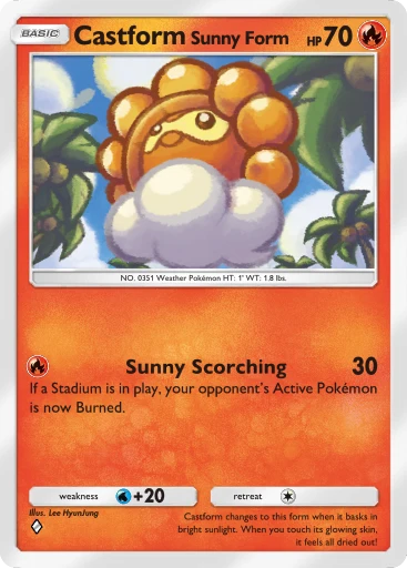 Castform Sunny Form