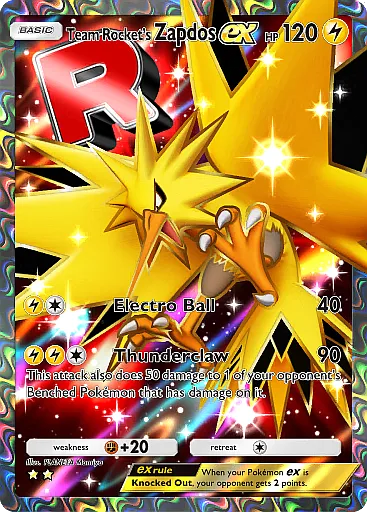 Team Rocket's Zapdos ex