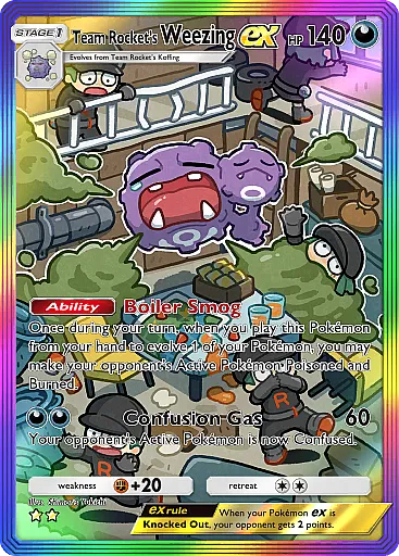 Team Rocket's Weezing ex