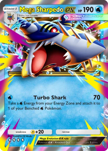Mega Sharpedo ex