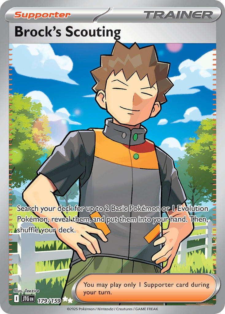 Brock’s Scouting card art