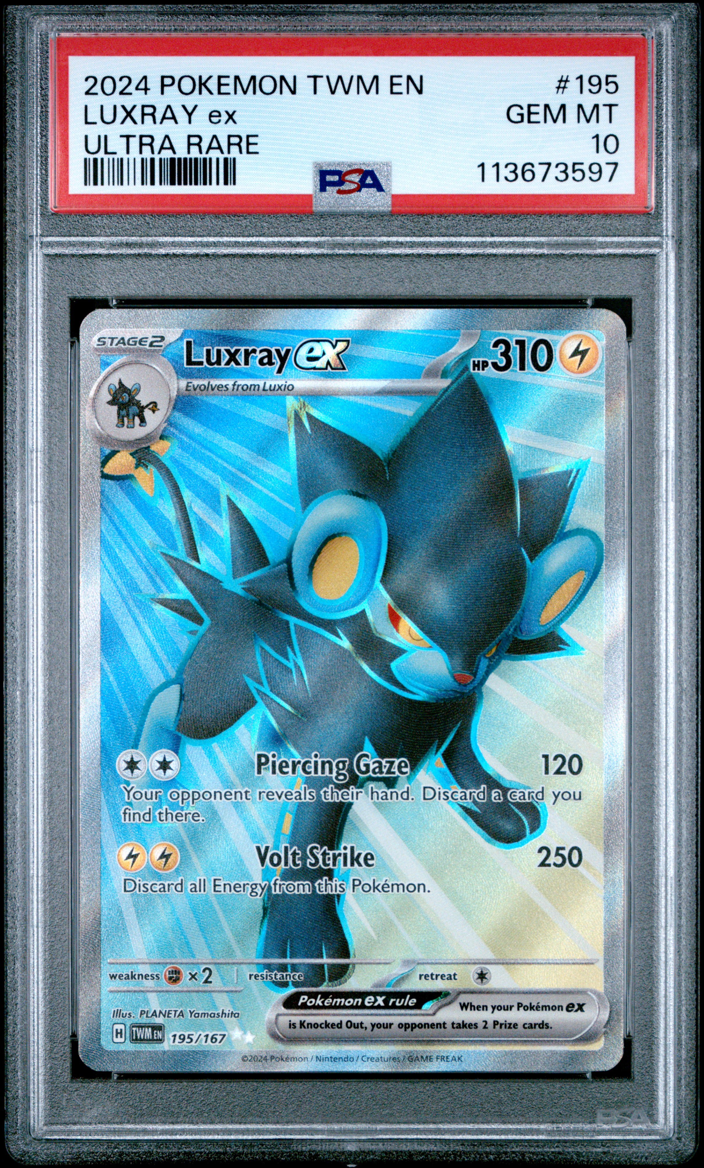 luxray ex pokemon card price - 068/167 Ultra Rare Lightning / 170 / BREAK Evolution Attack 1 Ultra - Pokemon - Mascarade