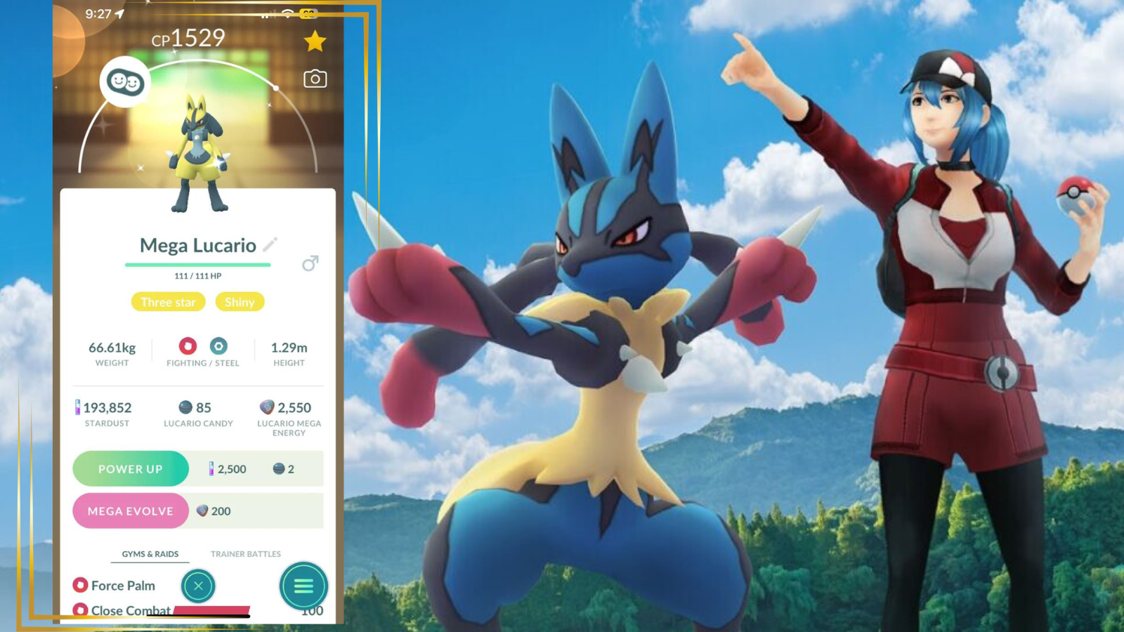 Mega Evolution and Lucario Candy