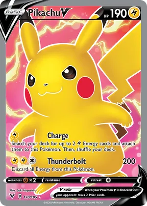 Pikachu-V (86/264), Busca de Cards